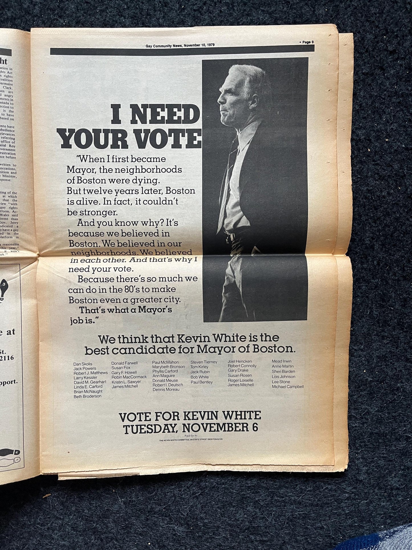 1980s Secret Life of Eleanor Roosevelt Newspaper, LGBTQIA Memorabilia, Queer Gifts Artworks, Lesbian gift, Trans Rights, Gay Books Magazine
