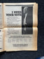 1980s Secret Life of Eleanor Roosevelt Newspaper, LGBTQIA Memorabilia, Queer Gifts Artworks, Lesbian gift, Trans Rights, Gay Books Magazine