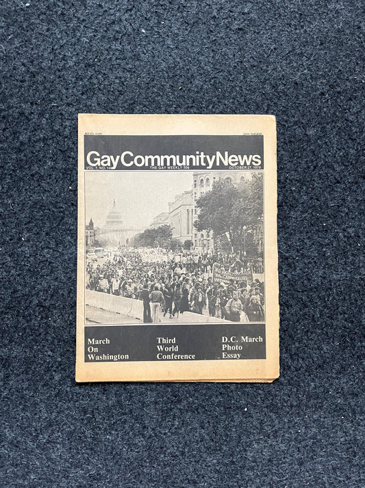 1980s Gay Pride March in Washington DC, LGBTQIA Memorabilia, Queer Gifts Artworks, Lesbian gift, Trans Rights, Gay Books Magazines,