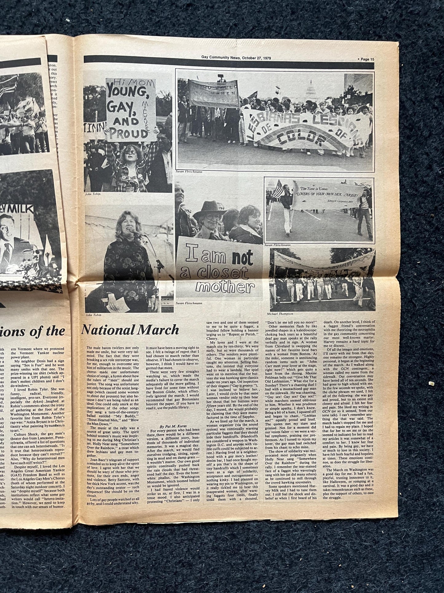 1980s Gay Pride March in Washington DC, LGBTQIA Memorabilia, Queer Gifts Artworks, Lesbian gift, Trans Rights, Gay Books Magazines,