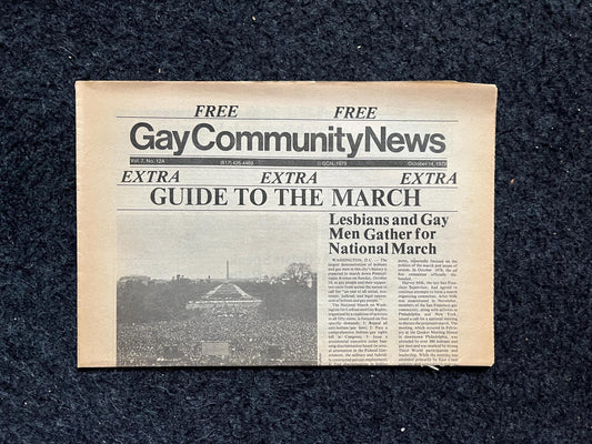 1980s Gay Pride March in Washington DC, LGBTQIA Memorabilia, Queer Gifts Artworks, Lesbian gift, Trans Rights, Gay Books Magazines,