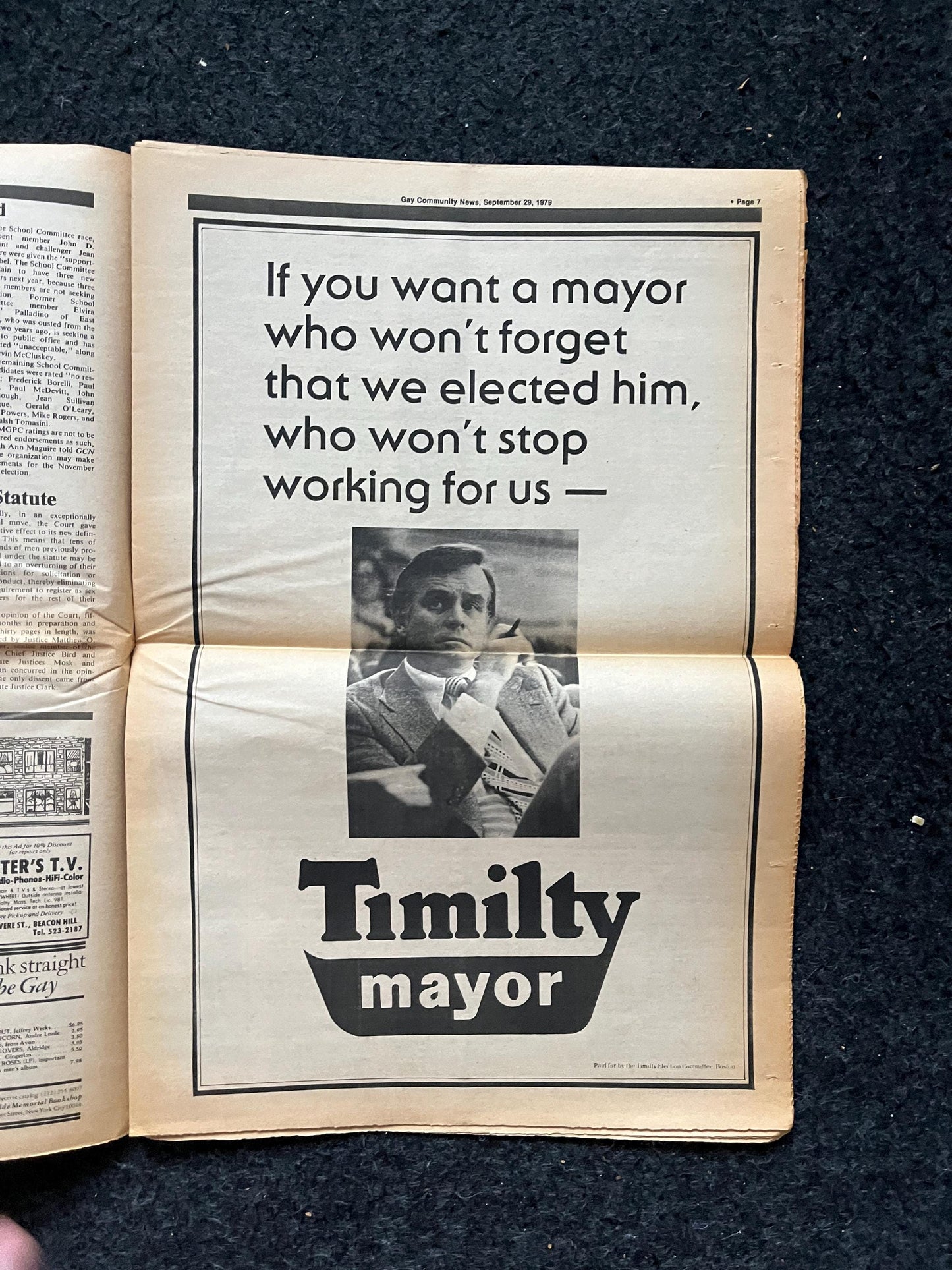 1980 Lesbian Festival, Vintage Newspaper, LGBTQIA Memorabilia, Queer Gifts Artworks, Lesbian gift, Trans Rights, Gay Books Magazines,