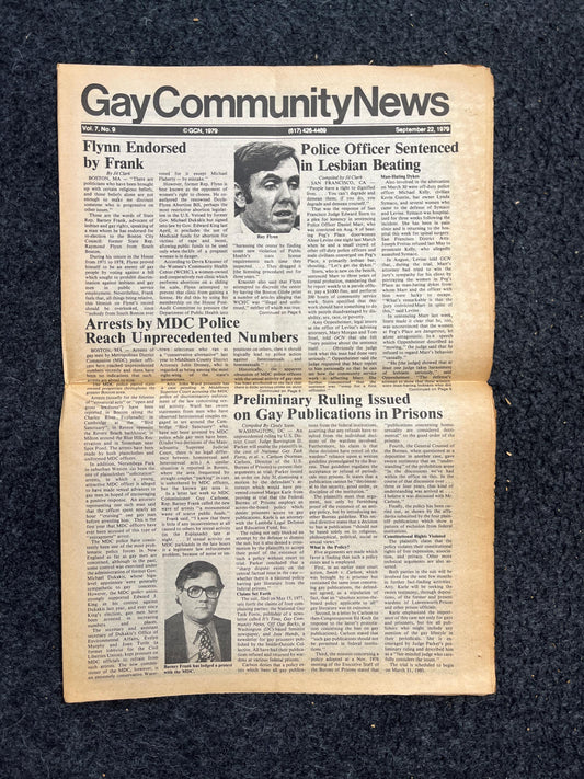 1980 Boston Mayoral Guide, Vintage Newspaper Gay Pride, LGBTQIA Memorabilia, Queer Gifts Artworks, Lesbian gift, Gay Books Magazines,