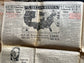 1940 FDR Wins Historic 3rd Term, Historic Gifts, Vintage Newspaper, WW2 Roosevelt, Gifts for History Teacher, American History, Gift for Him