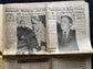 1940 FDR Wins Historic 3rd Term, Historic Gifts, Vintage Newspaper, WW2 Roosevelt, Gifts for History Teacher, American History, Gift for Him