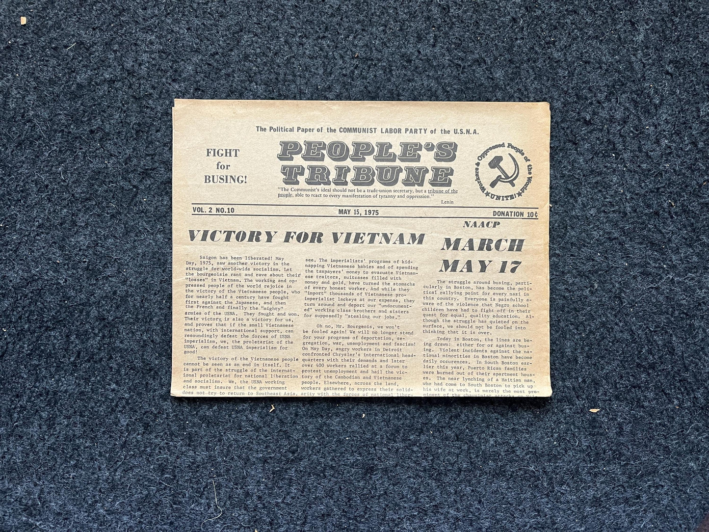 1975 Vietnam Victory Newspaper Soviet Propaganda Newspaper, Vintage Communist Art, USSR Soviet Union, Russia Art, Cold War Art