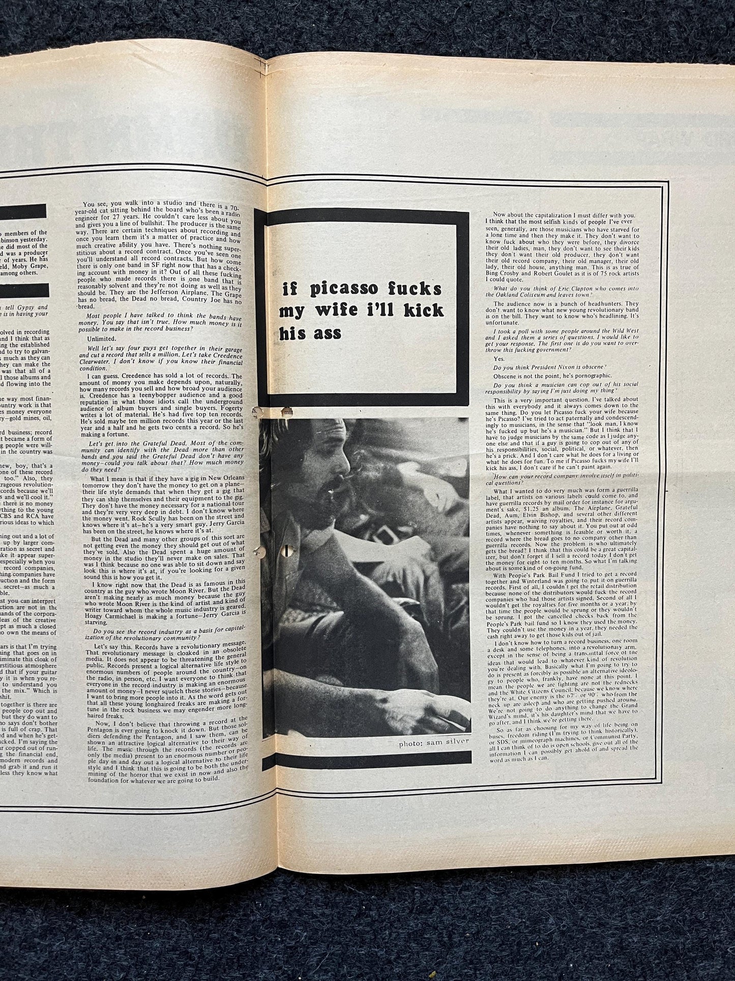 1969 Support Your Local Panther, Vintage Zine, Good Times Newspaper, Black Panther Party, Vintage Antique Collectibles, San Francisco