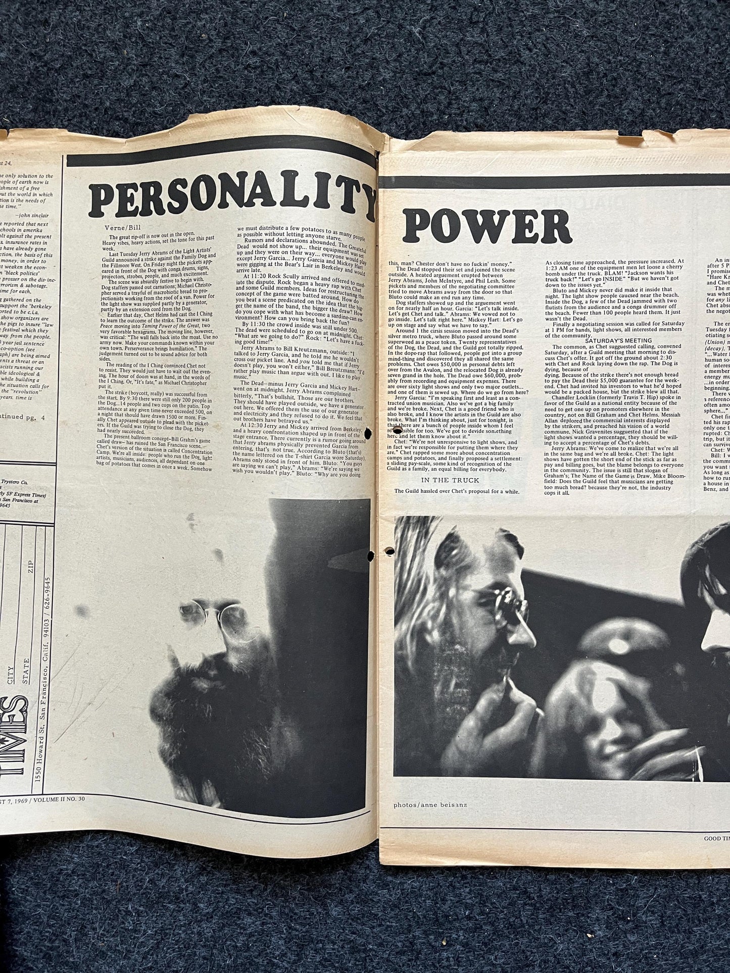 1969 Native American Souvenirs, Vintage Zine, Good Times Newspaper Black Panther Party, Vintage Antique Collectible, San Francisco Woodstock