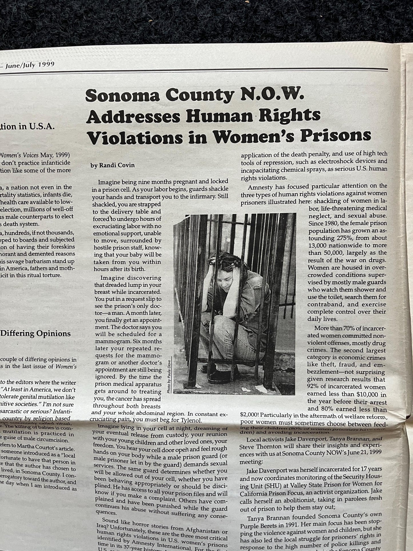 Vintage 200 Feminist Newspaper, Womens Voice Third Wave Feminism, Gifts for Wife Mother, Feminist Gifts, Female Empowerment, Feminist Art