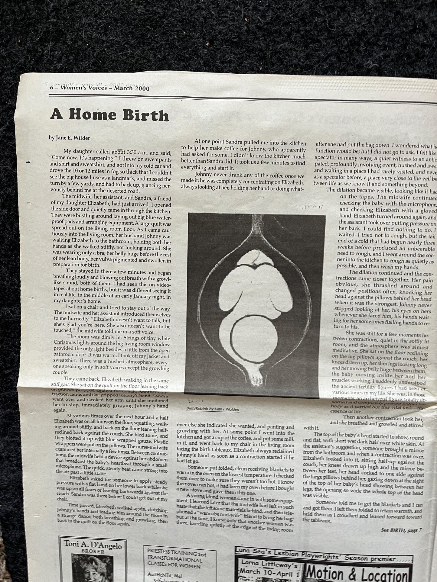 Vintage Y2K Feminist Newspaper, Womens Voice Third Wave Feminism, Gifts for Wife Mother, Feminist Gifts, Female Empowerment, Feminist Art