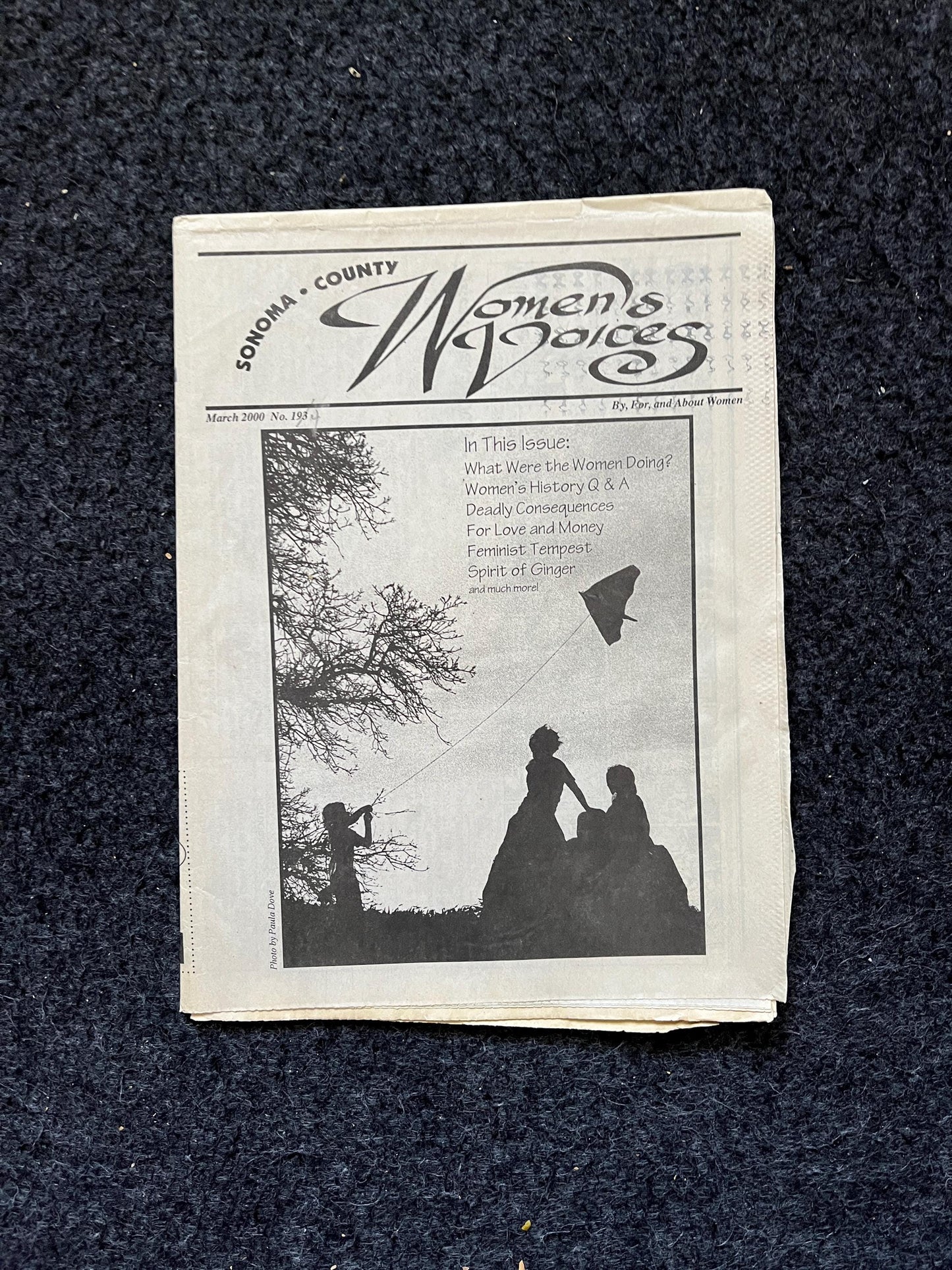 Vintage Y2K Feminist Newspaper, Womens Voice Third Wave Feminism, Gifts for Wife Mother, Feminist Gifts, Female Empowerment, Feminist Art