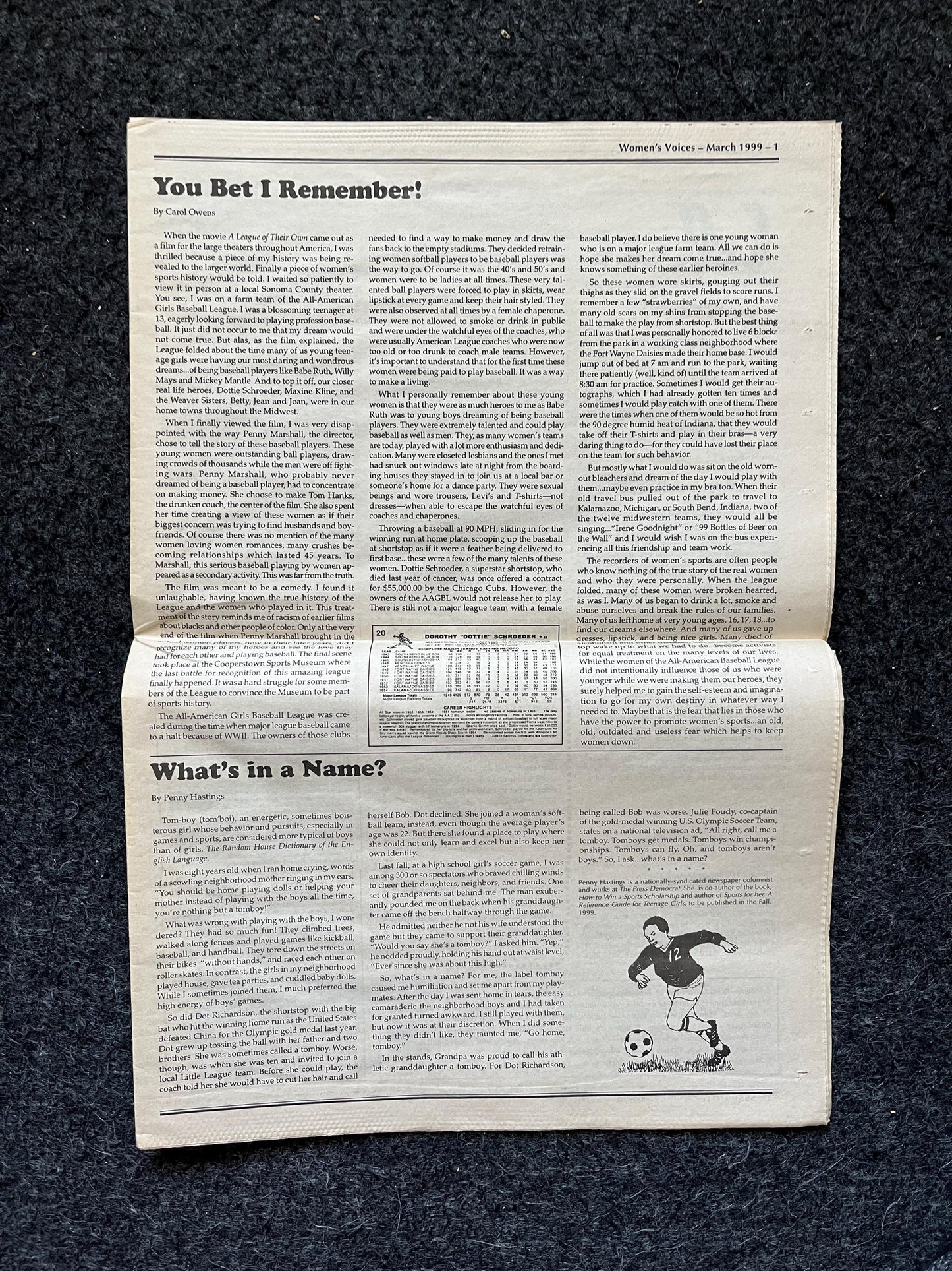 Vintage Y2K Feminist Newspaper, Womens Voice Third Wave Feminism, Gifts for Wife Mother, Feminist Gifts, Female Empowerment, Feminist Art