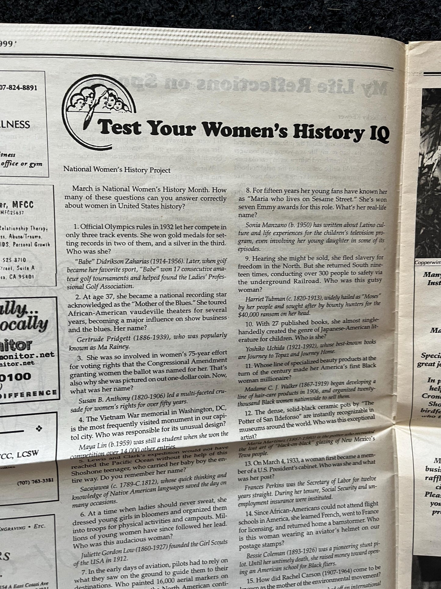 Vintage Y2K Feminist Newspaper, Womens Voice Third Wave Feminism, Gifts for Wife Mother, Feminist Gifts, Female Empowerment, Feminist Art