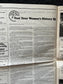 Vintage Y2K Feminist Newspaper, Womens Voice Third Wave Feminism, Gifts for Wife Mother, Feminist Gifts, Female Empowerment, Feminist Art