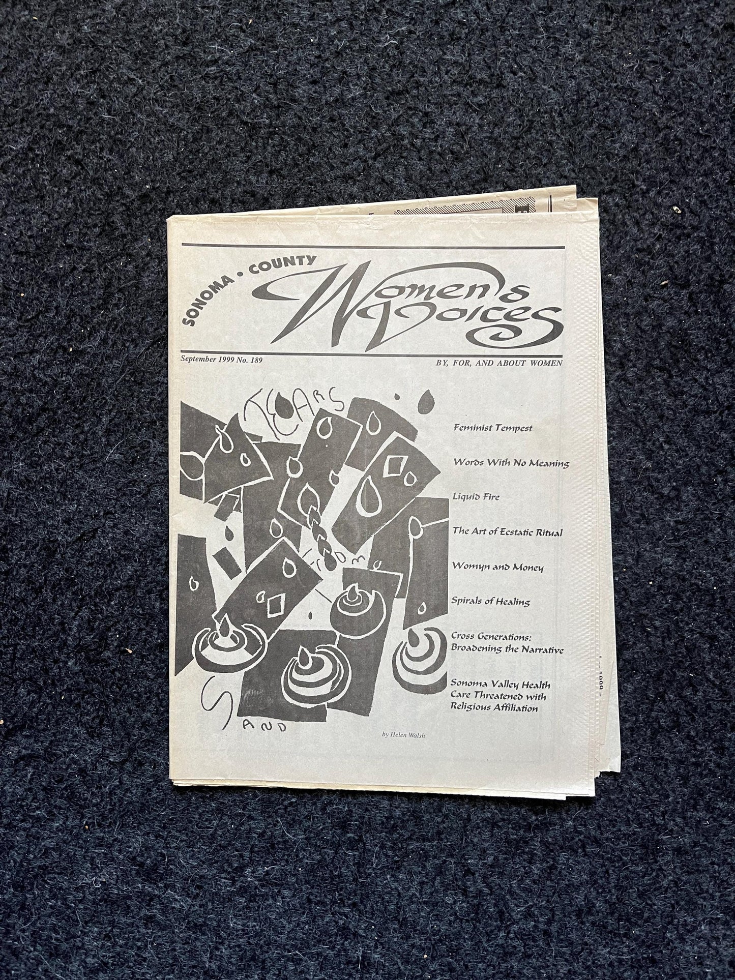 Vintage 2000 Pet Feminist Newspaper, Womens Voice Third Wave Feminism, Gifts for Wife Mother, Feminist Gifts, Female Empowerment