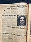 1970s Yasser Arafat Free Palestine Underground Newspaper, Black Panther Party, Vintage Antique Collectibles, Middle East Gifts, Israel Art