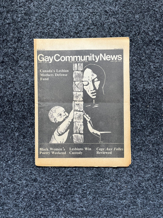 Vintage 1980s LGBT Canada Lesbian Newspaper, LGBTQIA Memorabilia, Queer Gifts Artworks, Lesbian gift, Trans Acceptance, Gay Books Magazines,