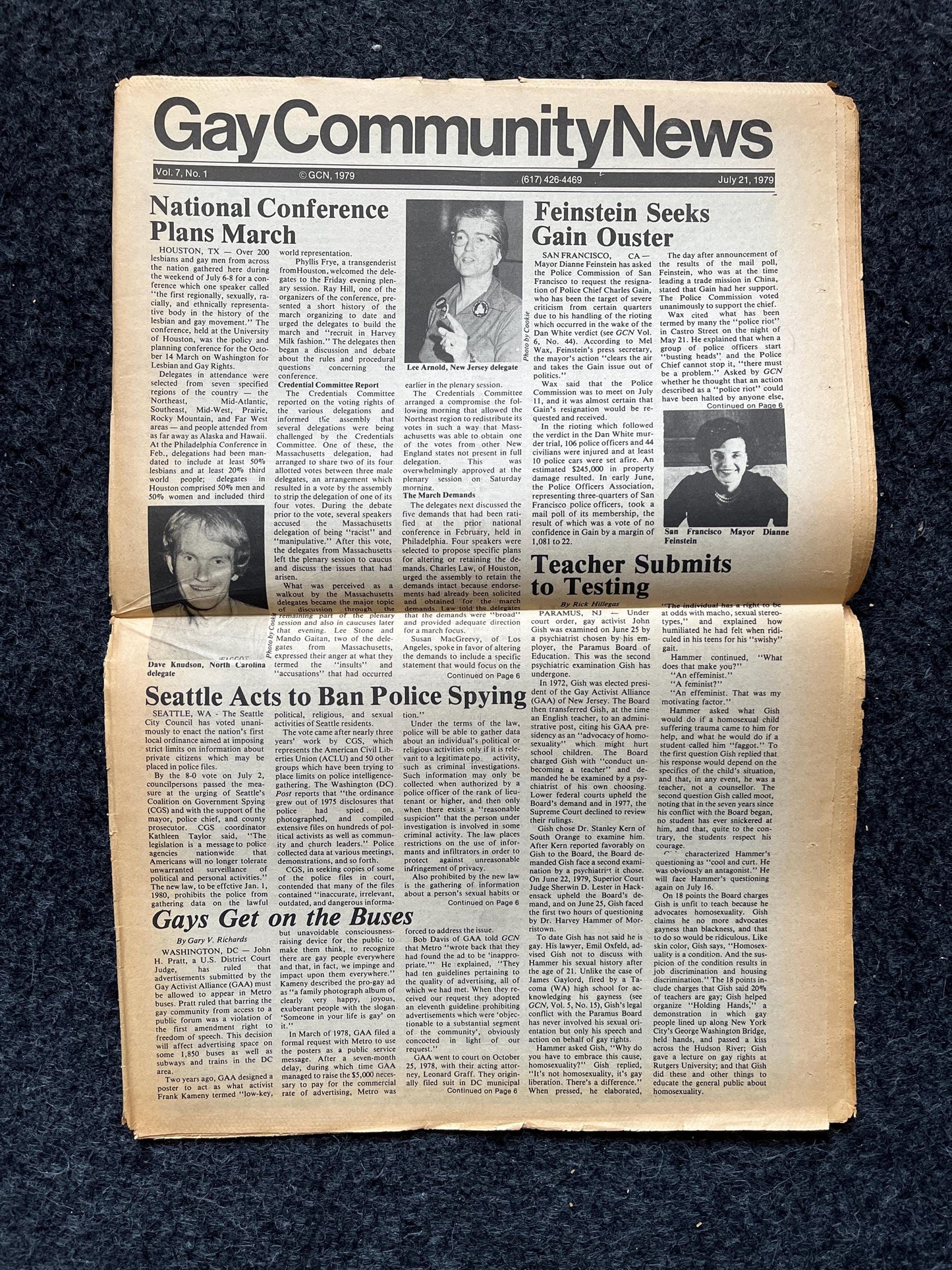 Vintage 1980s 6th Anniversary LGBT  Newspaper, LGBTQIA Memorabilia, Queer Gifts Artworks, Lesbian gift, Trans Acceptance, Gay Books Magazine