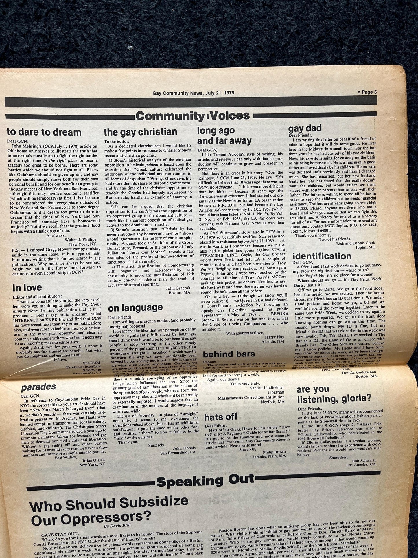 Vintage 1980s 6th Anniversary LGBT  Newspaper, LGBTQIA Memorabilia, Queer Gifts Artworks, Lesbian gift, Trans Acceptance, Gay Books Magazine