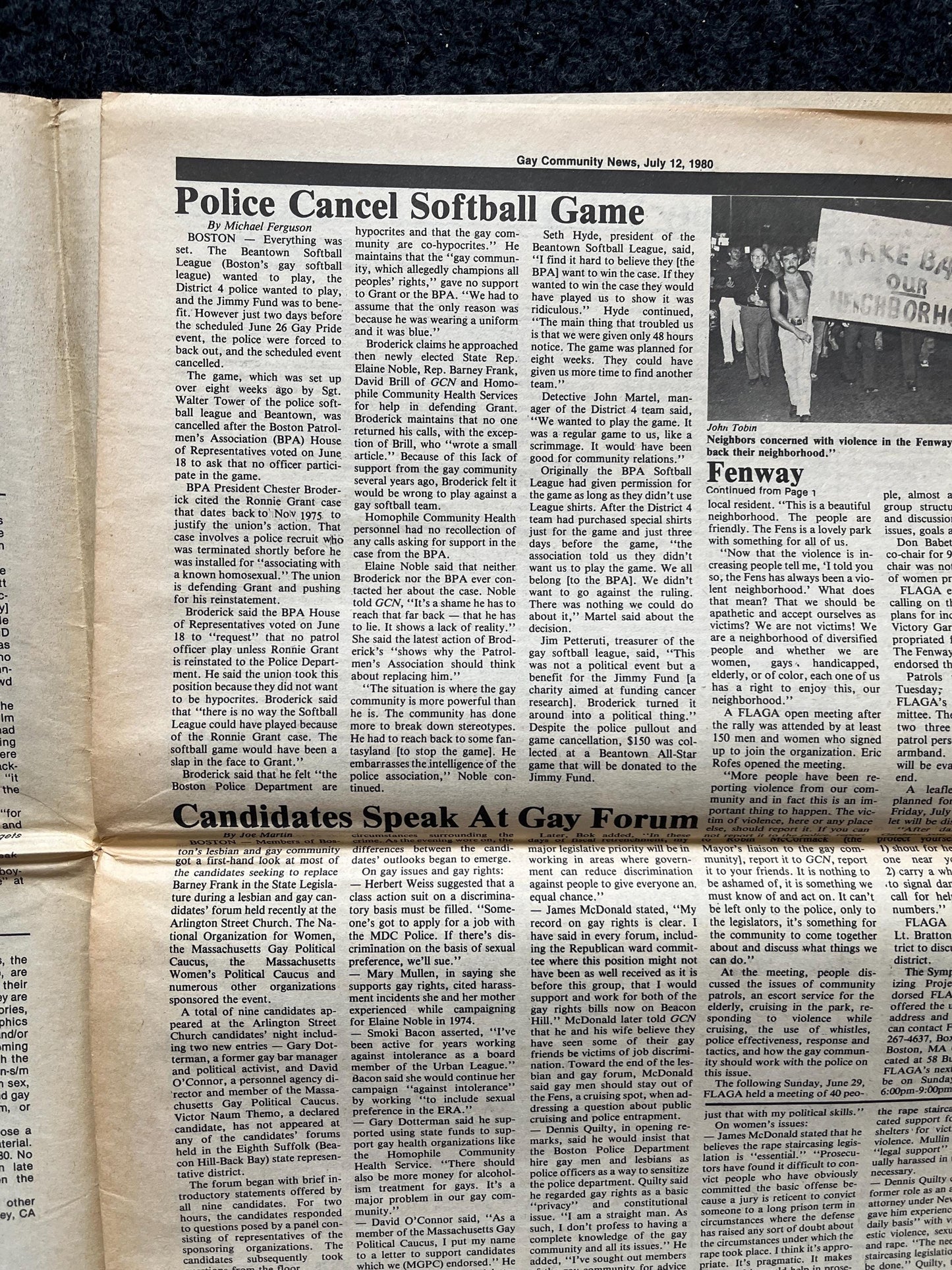 Vintage 1980s Boston LGBT Newspaper, LGBTQIA Memorabilia, Queer Gifts Artworks, Lesbian gift, Trans Acceptance, Gay Books Magazines,
