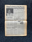 Vintage 1980s LGBT Maurice Kenny Newspaper, LGBTQIA Memorabilia, Queer Gifts Artworks, Lesbian gift, Trans Acceptance, Gay Books Magazines,