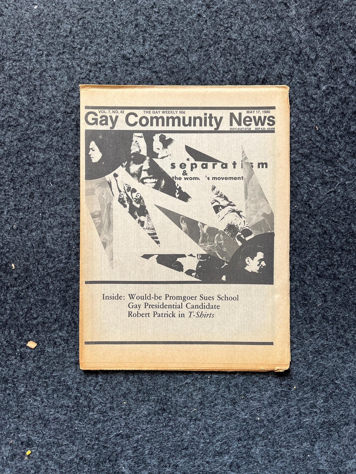 1980s LGBT Newspaper, LGBTQIA Memorabilia, Queer Gifts Artworks, Lesbian gift, Underground Newspaper, Gay Books Magazines, Boston History