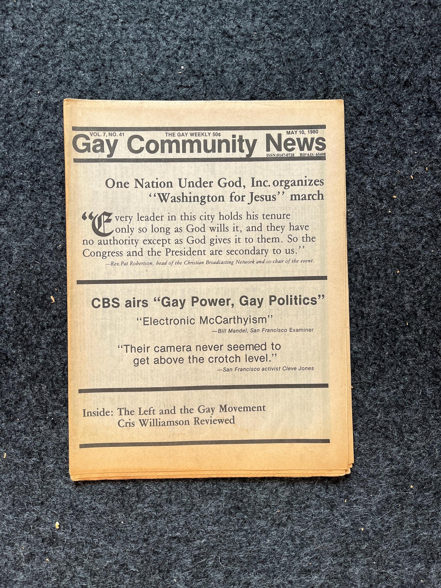 1980s LGBT Christian Newspaper, LGBTQIA Memorabilia, Queer Gifts Artworks, Lesbian gift, Underground Newspaper, Gay Books Magazines