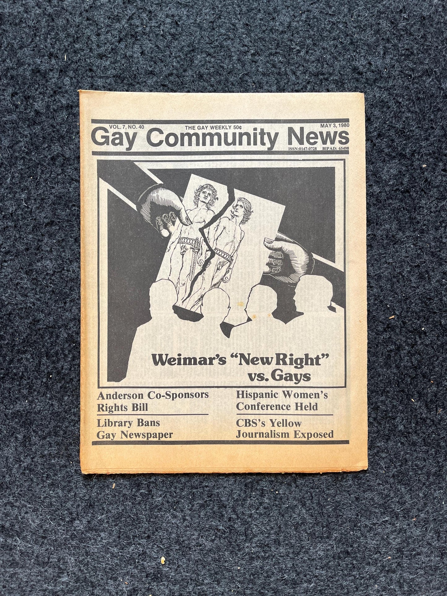 1980s LGBT Newspaper, LGBTQIA Memorabilia, Queer Gifts Artworks, Lesbian gift, Underground Newspaper, Gay Books Magazines, Boston History