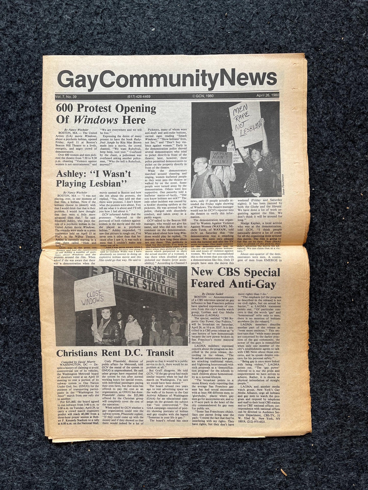 1980s LGBT Newspaper, LGBTQIA Memorabilia, Queer Gifts Artworks, Lesbian gift, Underground Newspaper, Gay Books Magazines, Boston History