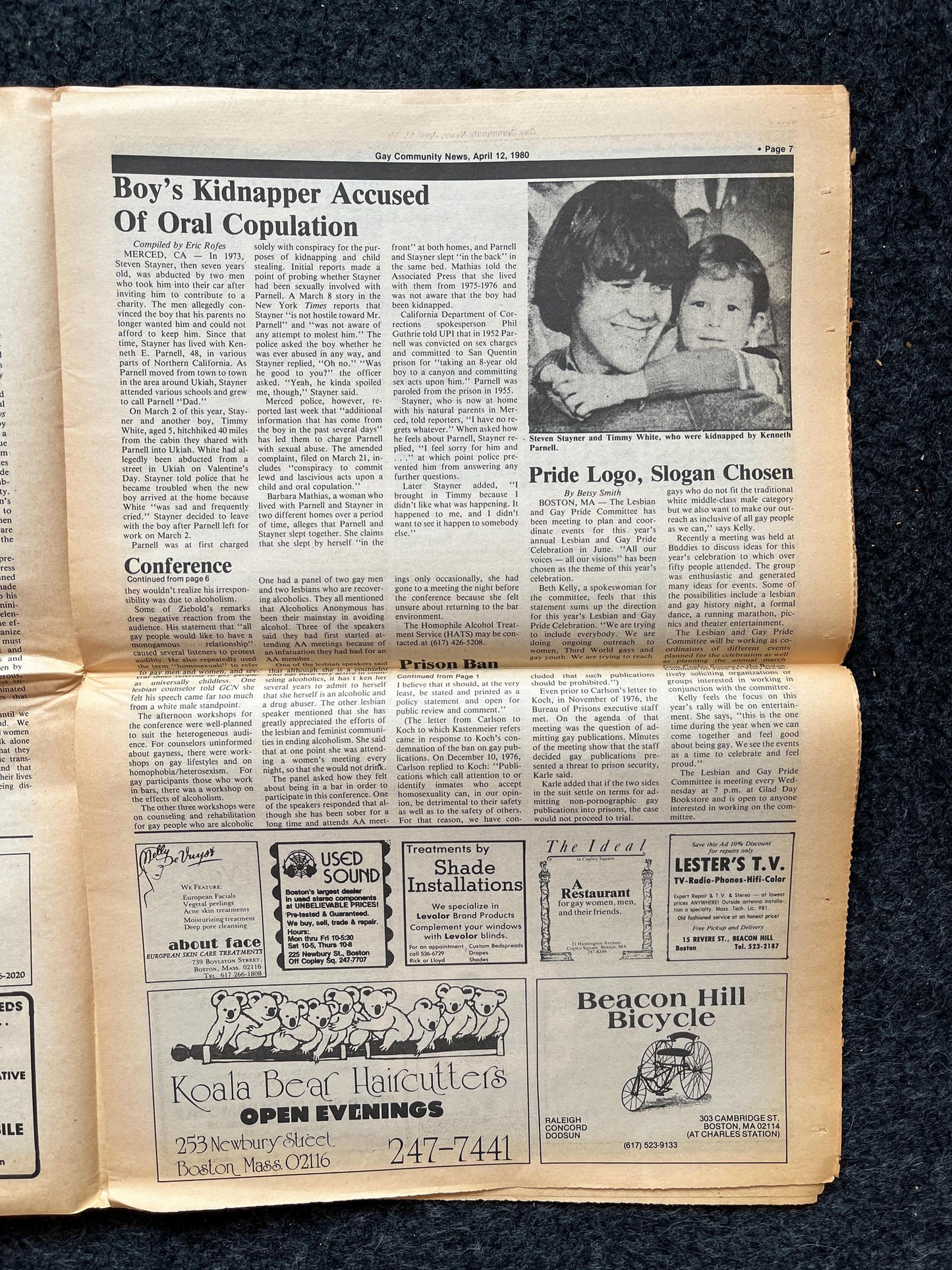 1980s LGBT Newspaper, LGBTQIA Memorabilia, Queer Gifts Artworks, Lesbian gift, Underground Newspaper, Gay Books Magazines, Boston History
