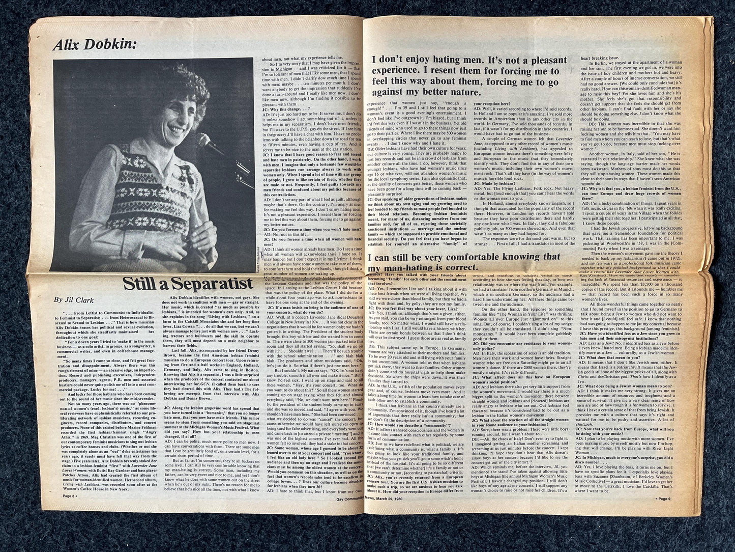 1980s LGBT Newspaper, LGBTQIA Memorabilia, Queer Gifts Artworks, Lesbian gift, Underground Newspaper, Gay Books Magazines, Boston History