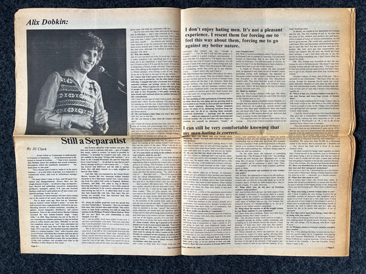 1980s LGBT Newspaper, LGBTQIA Memorabilia, Queer Gifts Artworks, Lesbian gift, Underground Newspaper, Gay Books Magazines, Boston History