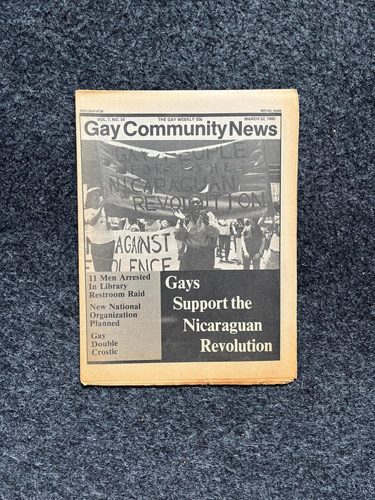 1980s LGBT Newspaper, LGBTQIA Memorabilia, Queer Gifts Artworks, Lesbian gift, Underground Newspaper, Gay Books Magazines, Boston History