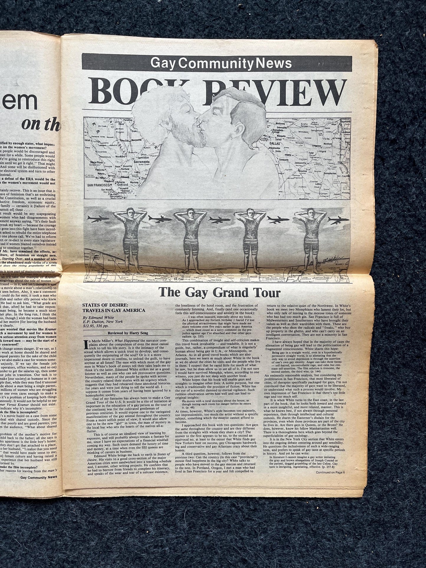 1980s LGBT Newspaper, LGBTQIA Memorabilia, Queer Gifts Artworks, Lesbian gift, Underground Newspaper, Gay Books Magazines, Boston History