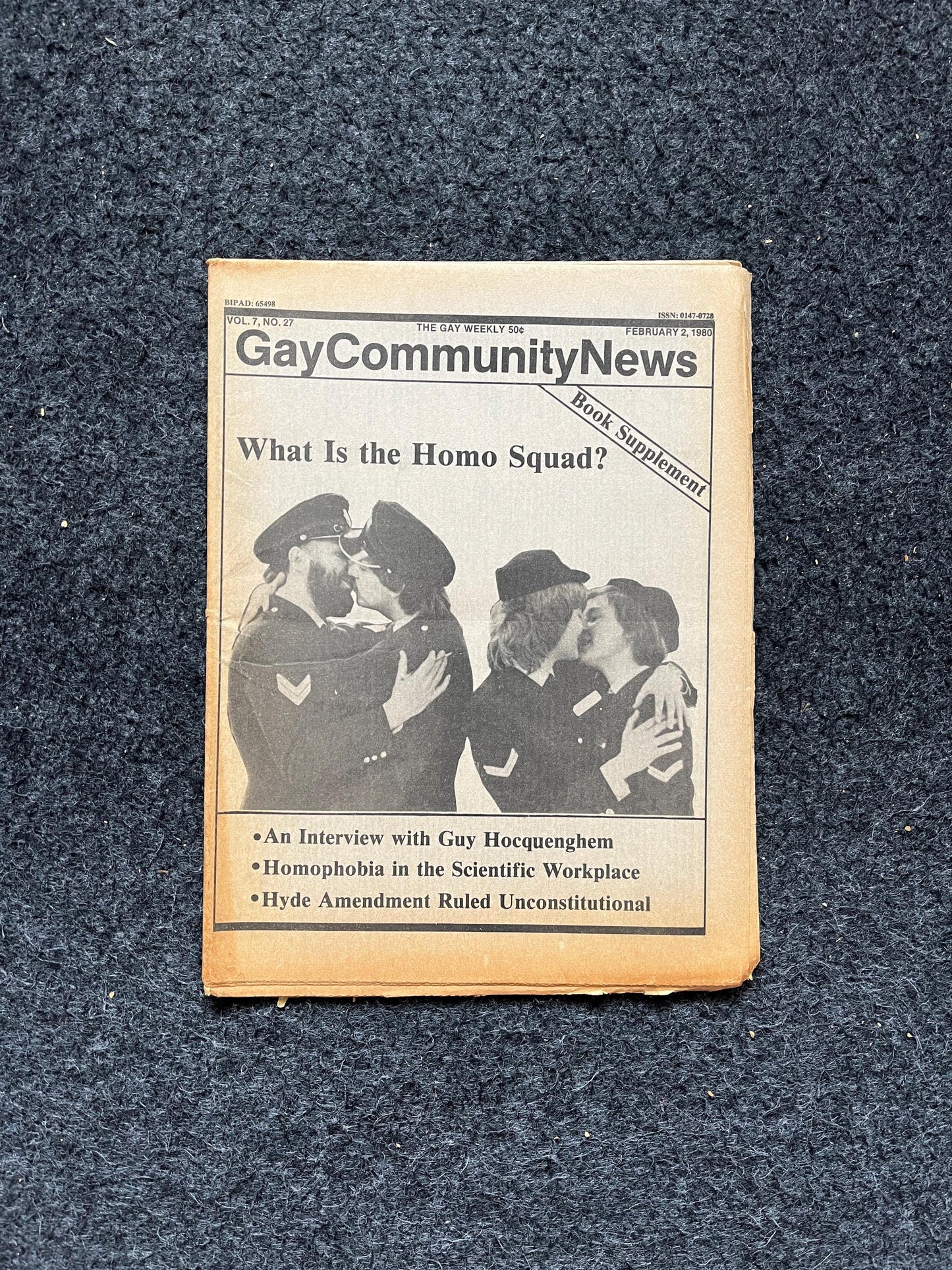 1980s US Army LGBT Newspaper, LGBTQIA Memorabilia, Queer Gifts Artworks, Lesbian gift, Underground Newspaper, Gay Books Magazines,