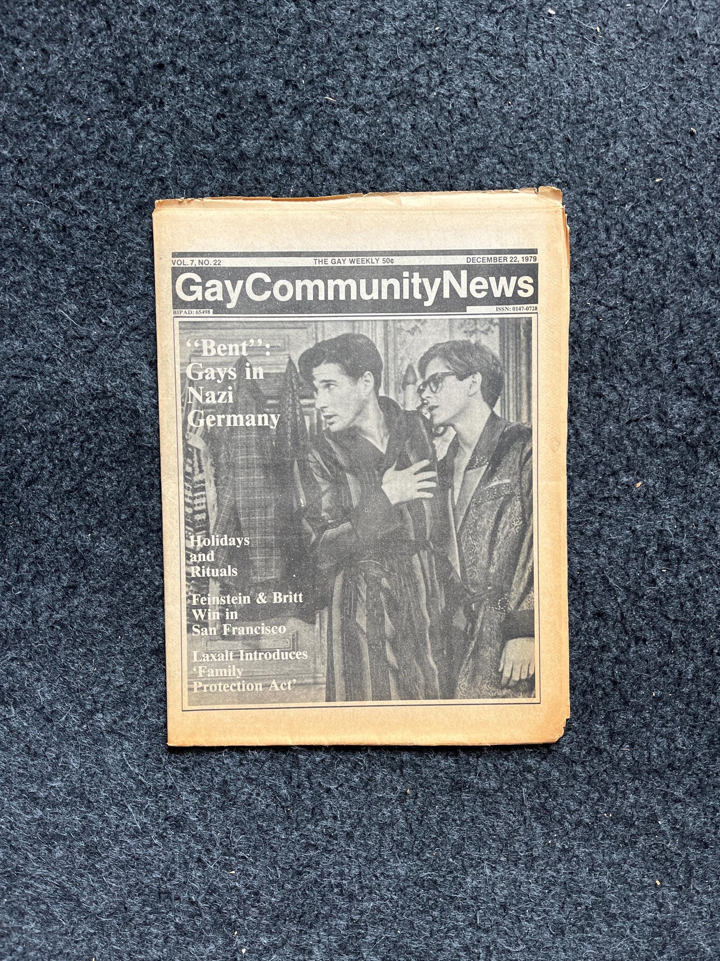 1980s American Lesbian in Paris Newspaper, LGBTQIA Memorabilia, Queer Gifts Artworks, Lesbian gift, Trans Acceptance, Gay Books Magazines,