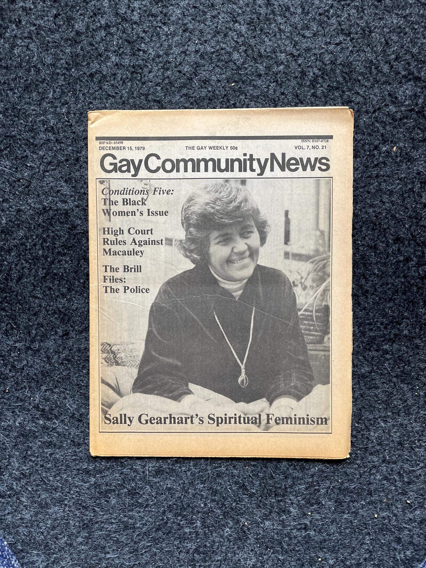 1980s LGBT Sally Gearhart Newspaper, LGBTQIA Memorabilia, Queer Gifts Artworks, Lesbian gift, Underground Newspaper, Gay Books Magazines,