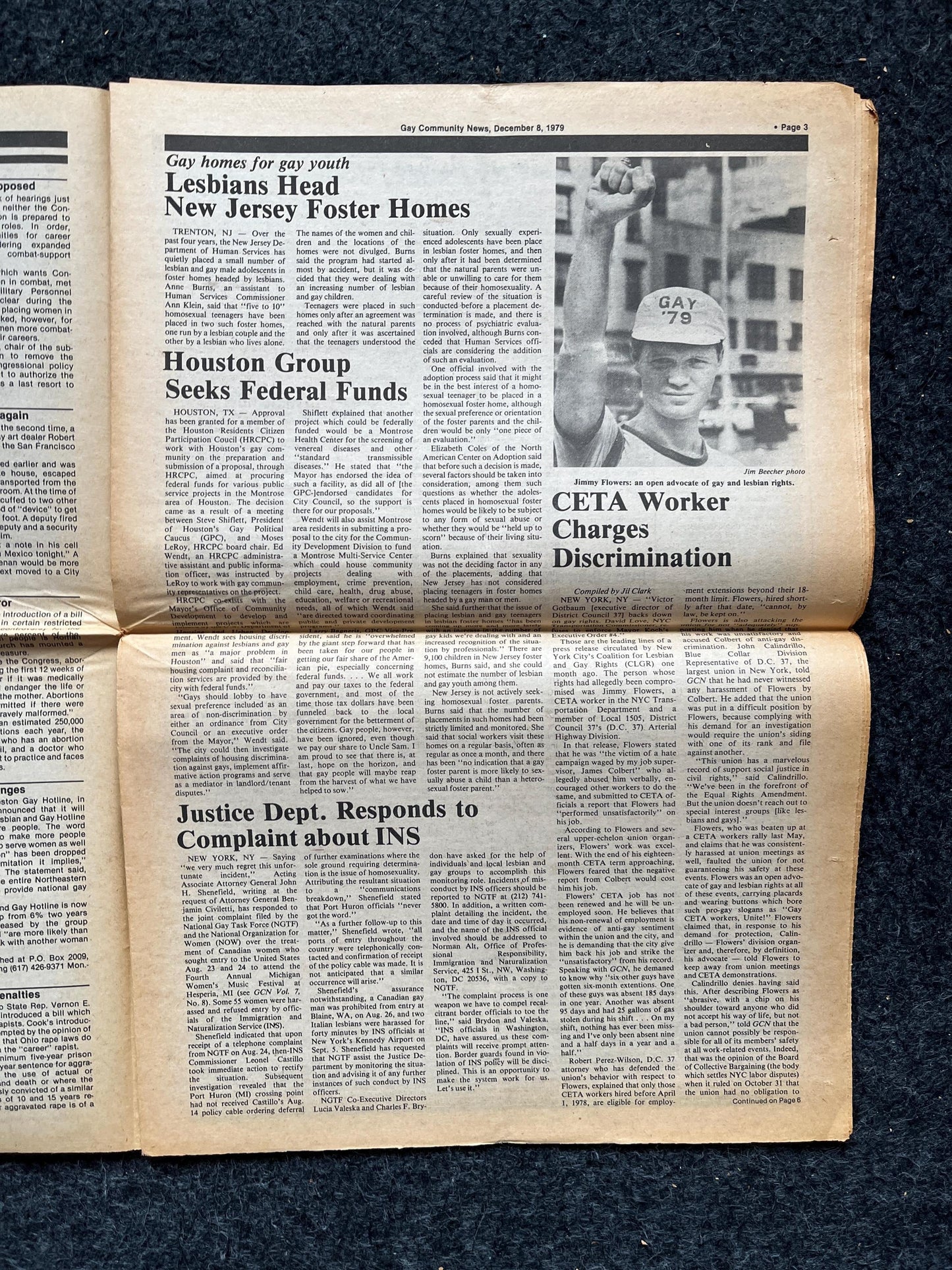 1980s LGBT Texas Donald Baker Newspaper, LGBTQIA Memorabilia, Queer Gifts Artworks, Lesbian gift, Underground Newspaper, Gay Books Magazine