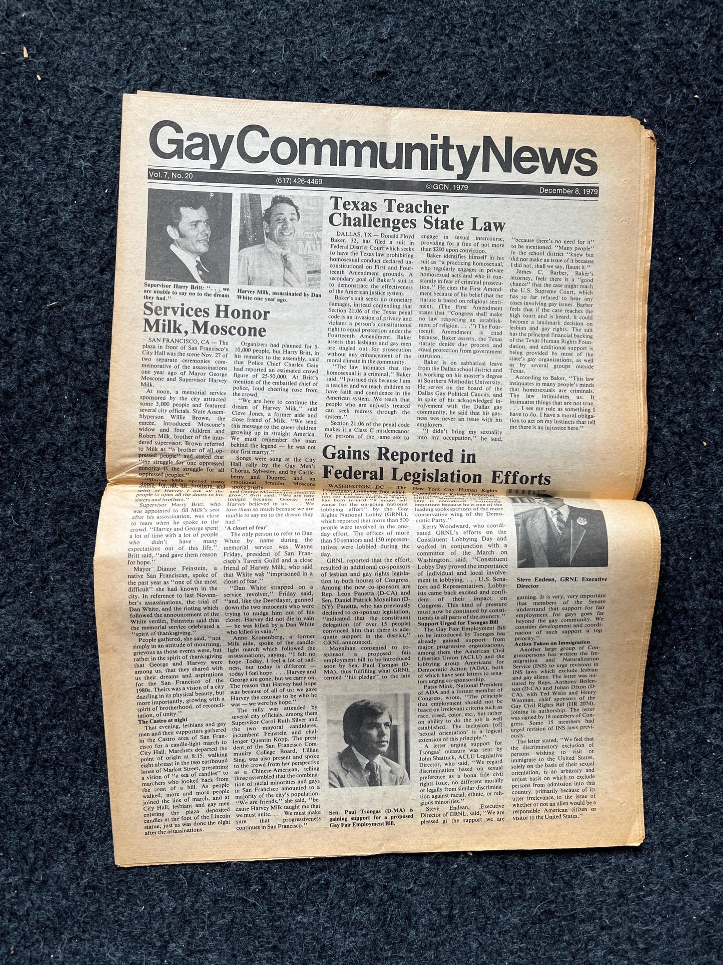 1980s LGBT Texas Donald Baker Newspaper, LGBTQIA Memorabilia, Queer Gifts Artworks, Lesbian gift, Underground Newspaper, Gay Books Magazine