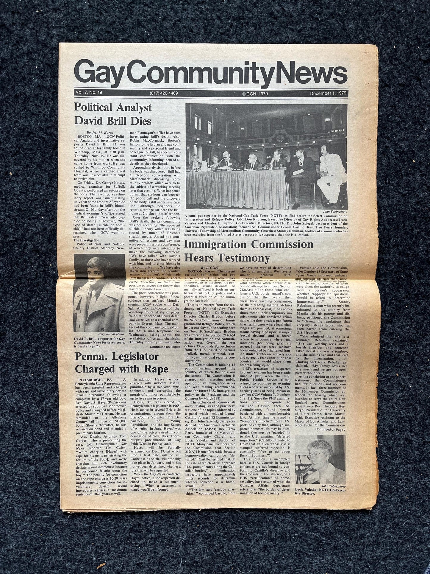 1980s LGBT Immigration Newspaper, LGBTQIA Memorabilia, Queer Gifts Artworks, Lesbian gift, Underground Newspaper, Gay Books Magazine