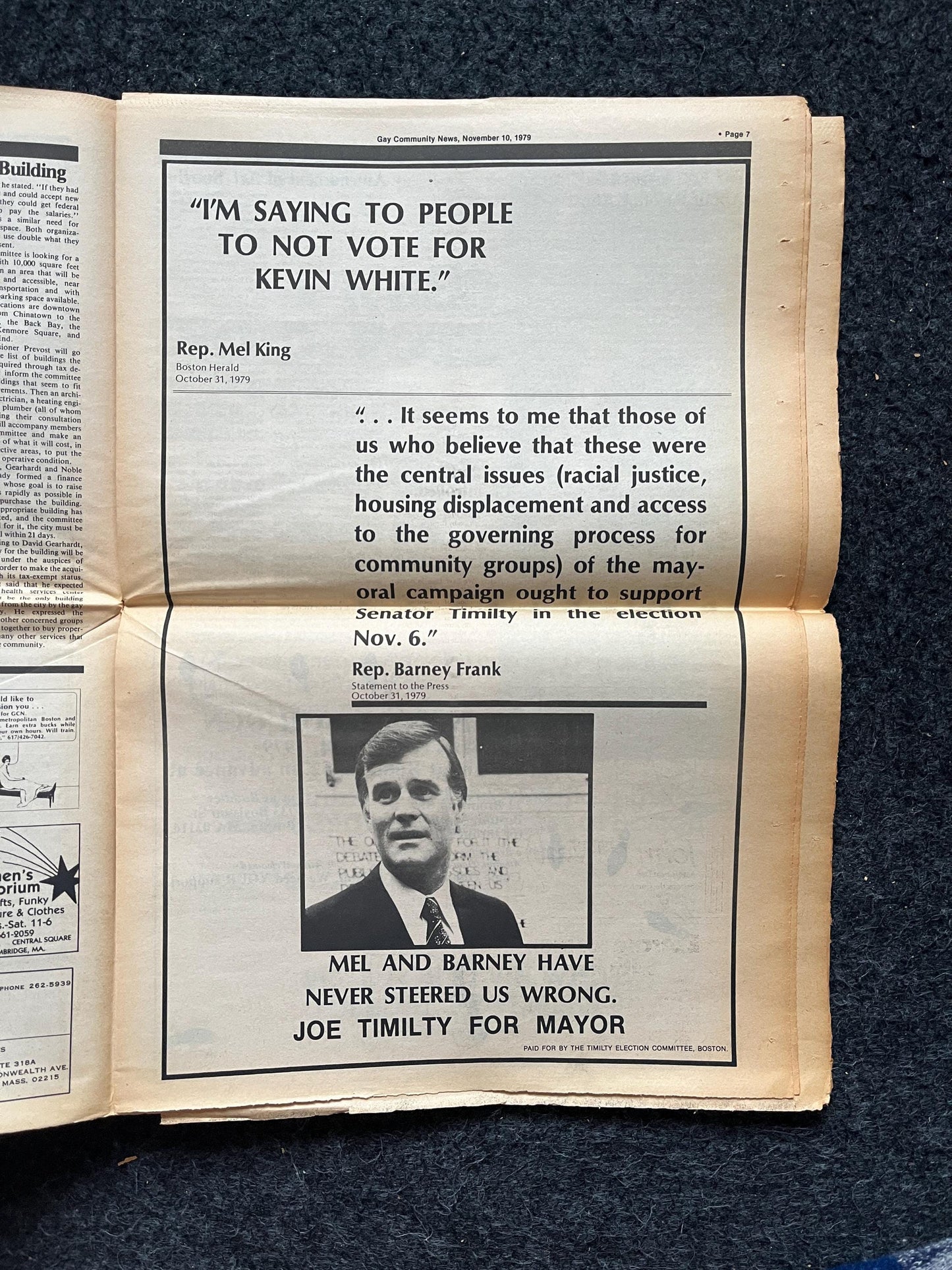 1980s Secret Life of Eleanor Roosevelt Newspaper, LGBTQIA Memorabilia, Queer Gifts Artworks, Lesbian gift, Trans Rights, Gay Books Magazine