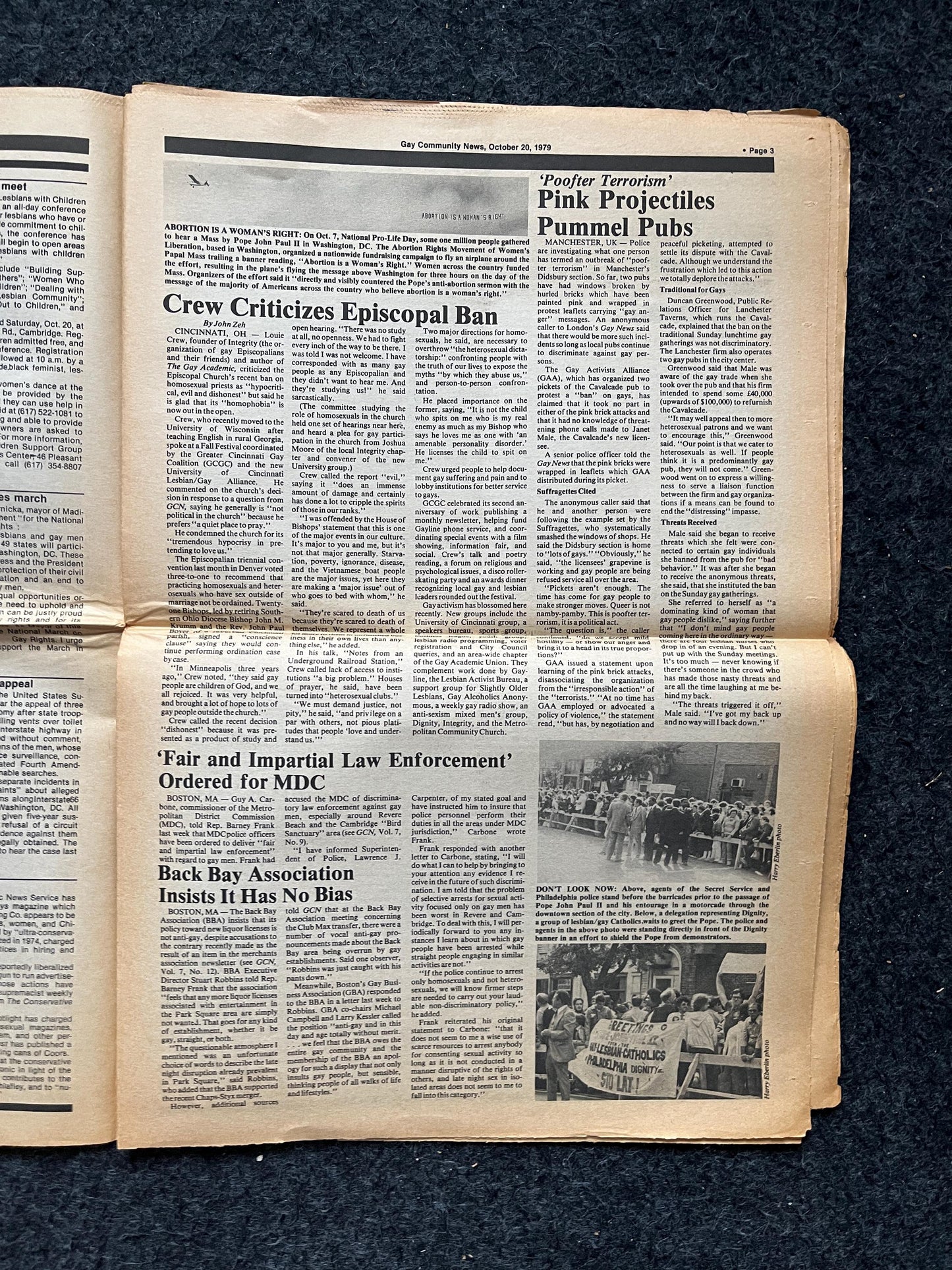 1980s Israel Jewish LGBT Newspaper, LGBTQIA Memorabilia, Queer Gifts Artworks, Lesbian gift, Trans Rights, Gay Books Magazines,