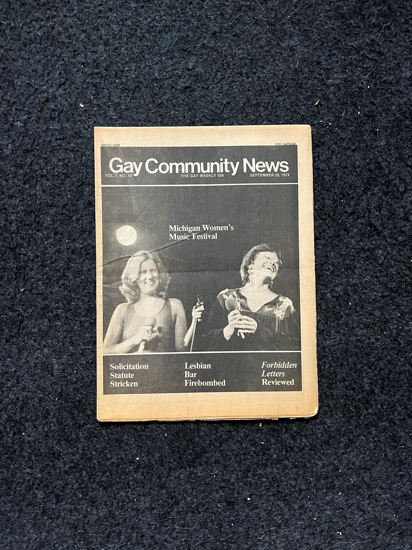 1980 Lesbian Festival, Vintage Newspaper, LGBTQIA Memorabilia, Queer Gifts Artworks, Lesbian gift, Trans Rights, Gay Books Magazines,
