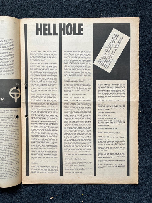 1969 Leftist Newspaper Vintage Ephemera Gifts, Vintage Zine, Good Times Decor, Black Panther Party, Antique Collectibles, San Francisco