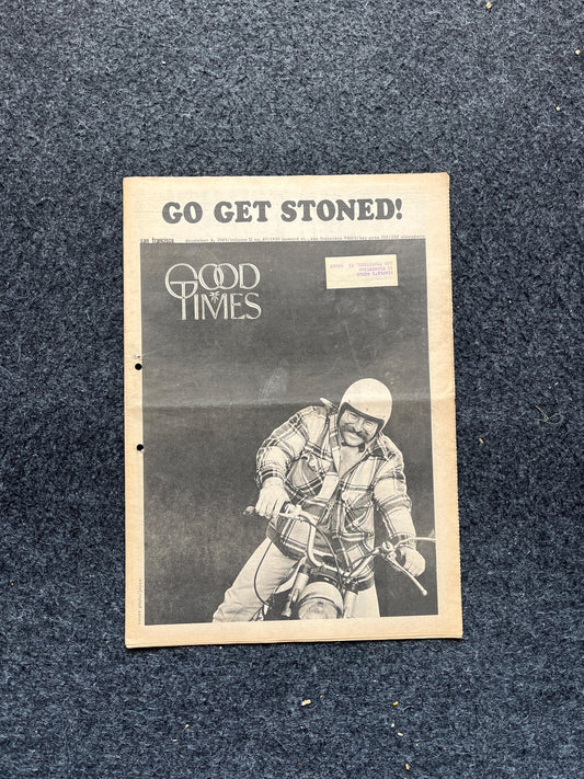 1969 Leftist Newspaper Vintage Ephemera Gifts, Vintage Zine, Good Times Decor, Black Panther Party, Antique Collectibles, San Francisco
