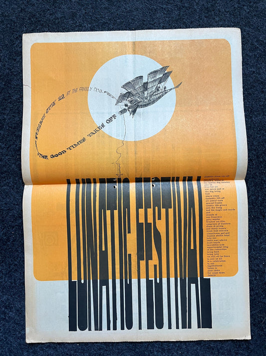 1969 Leftist Newspaper Vintage Ephemera Gifts, Vintage Zine, Good Times Decor, Black Panther Party, Antique Collectibles, San Francisco