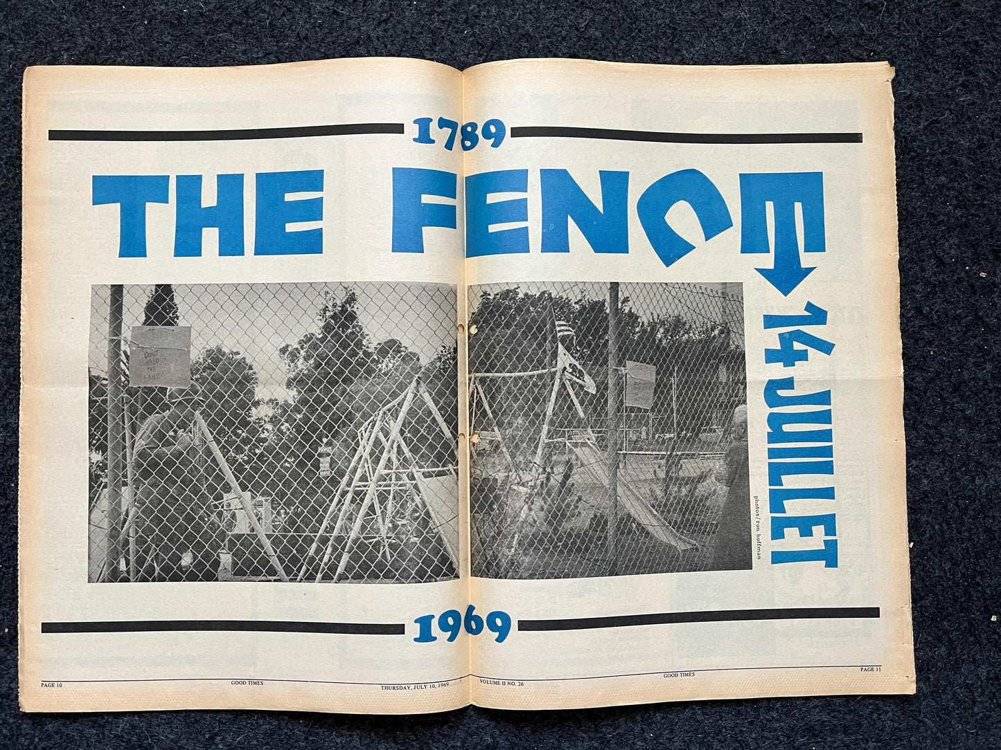 1969 Moon landing Leftist Zine Vintage Good Times Newspaper, Black Panther Party, Vintage Antique Collectibles, San Francisco, Space Gifts