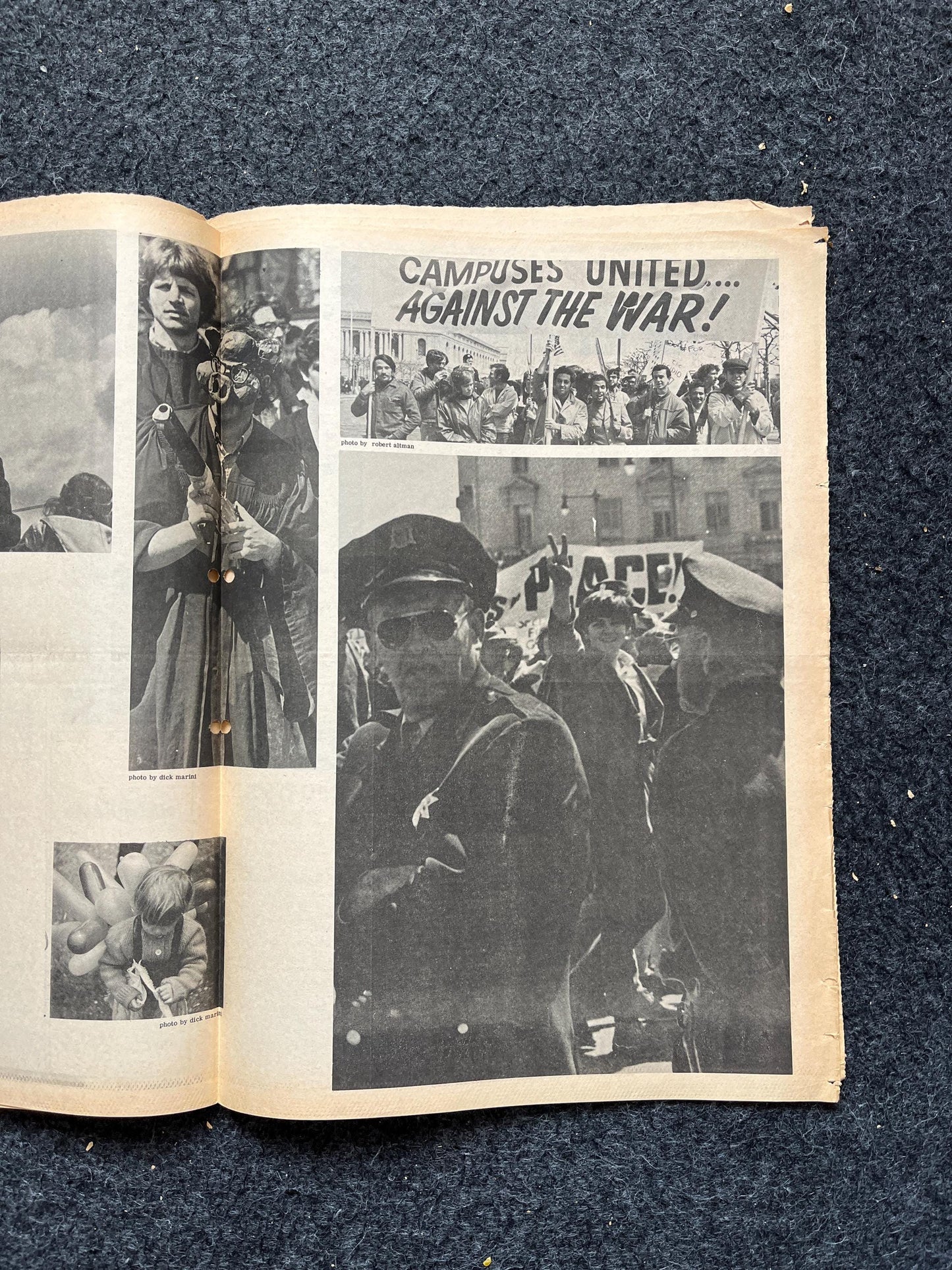 1969 San Francisco Leftist Newspaper Vintage Ephemera Gifts, Vintage Zine, Good Times Decor, Black Panther Party, California Gifts