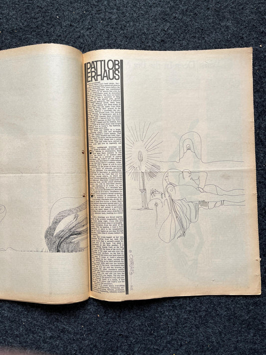1969 San Francisco Leftist Newspaper Vintage Ephemera Gifts, Vintage Zine, Good Times Decor, Black Panther Party, California Gifts