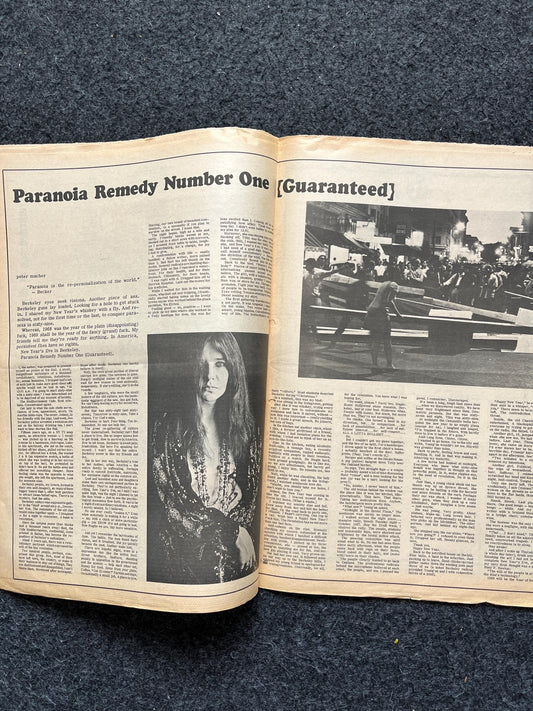 1969 San Francisco Leftist Newspaper Vintage Ephemera Gifts, Vintage Zine, Good Times Decor, Black Panther Party, California Gifts
